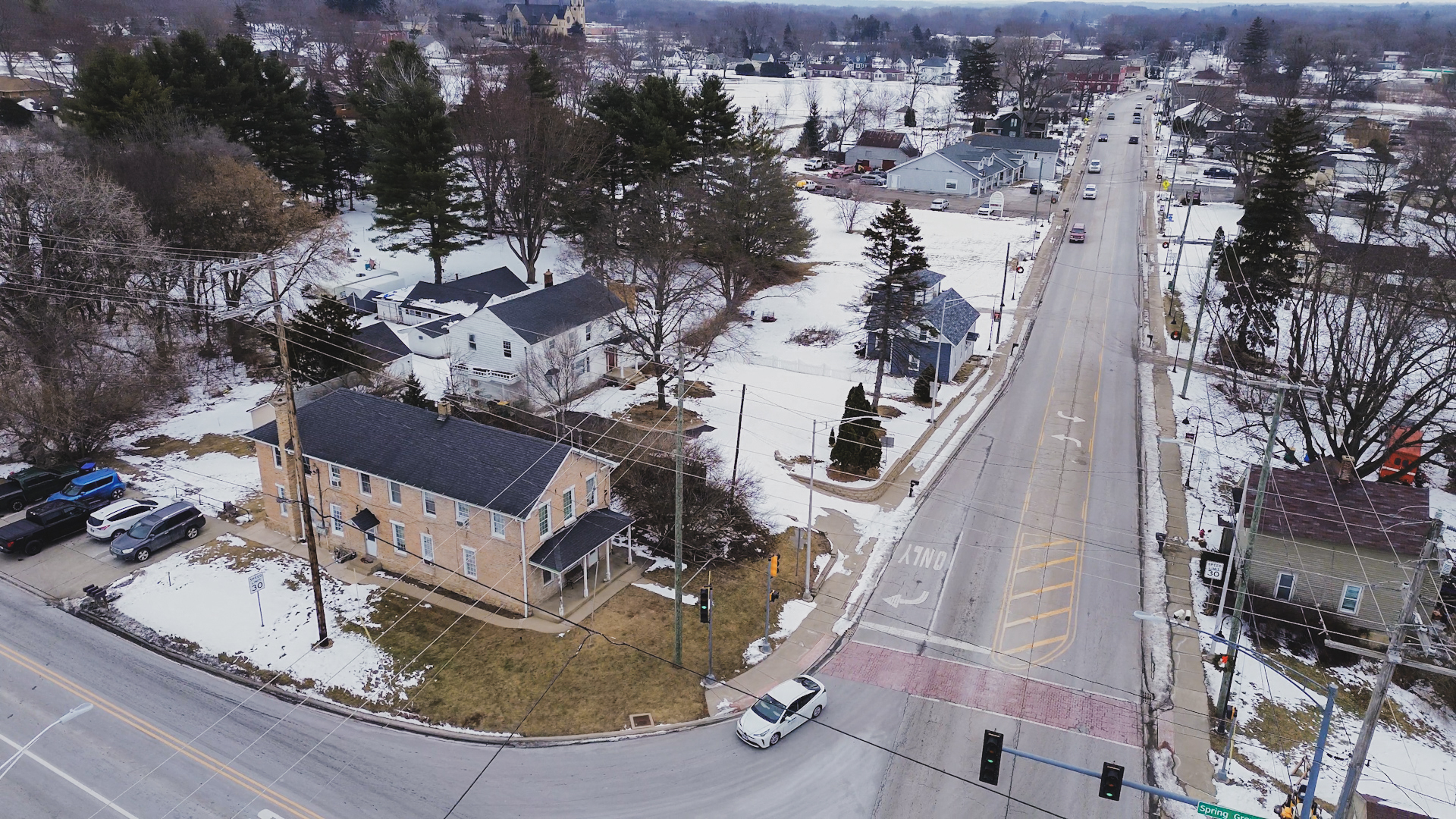 3701 Spring Grove Road Johnsburg, IL 60051 - Photo 46 of 46 an aerial view of a house with outdoor space