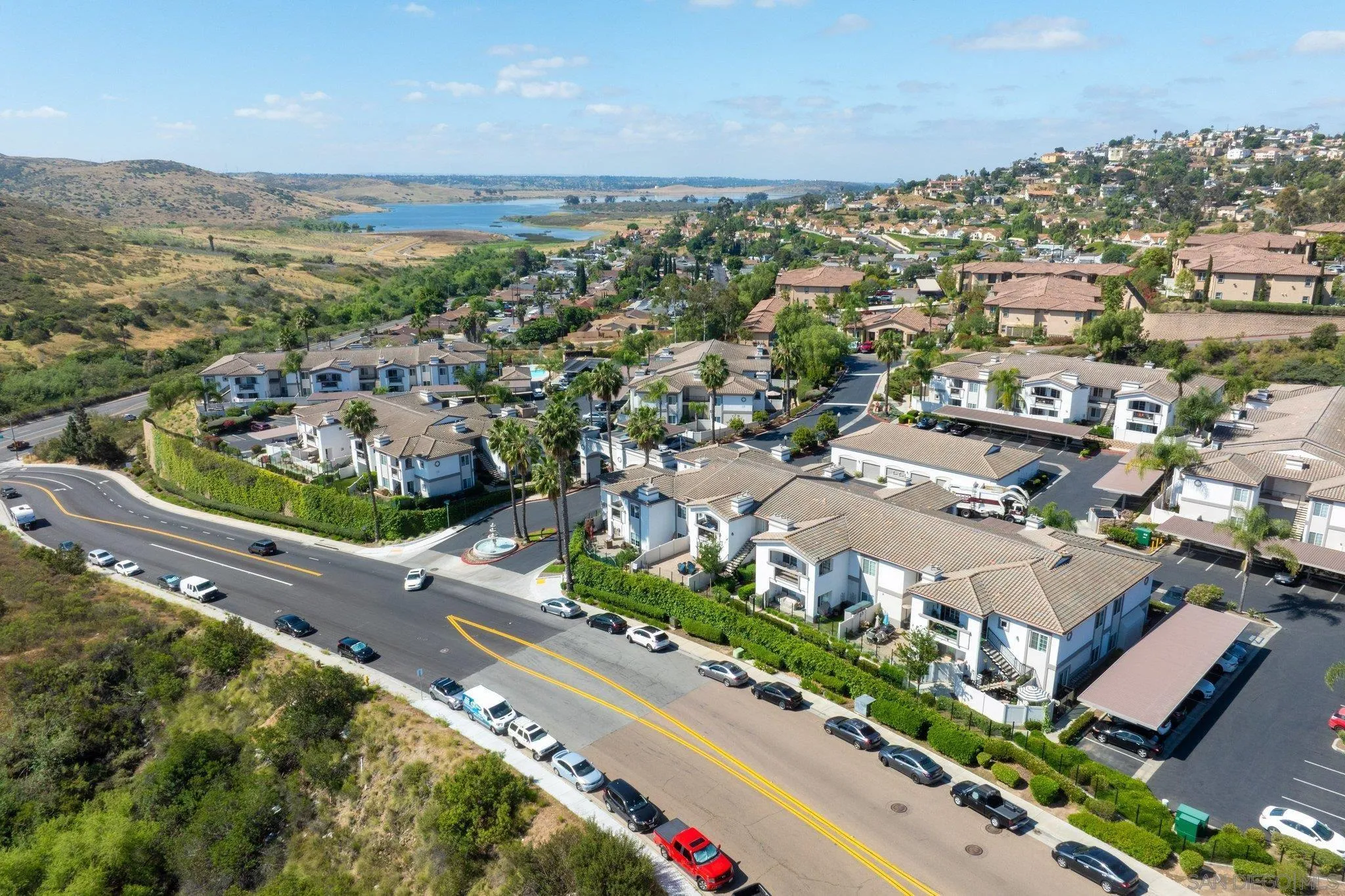 2708 Lake Pointe Drive, Unit 209 Spring Valley, CA 91977 - Photo 51 of 59 an aerial view of a city with lots of residential buildings