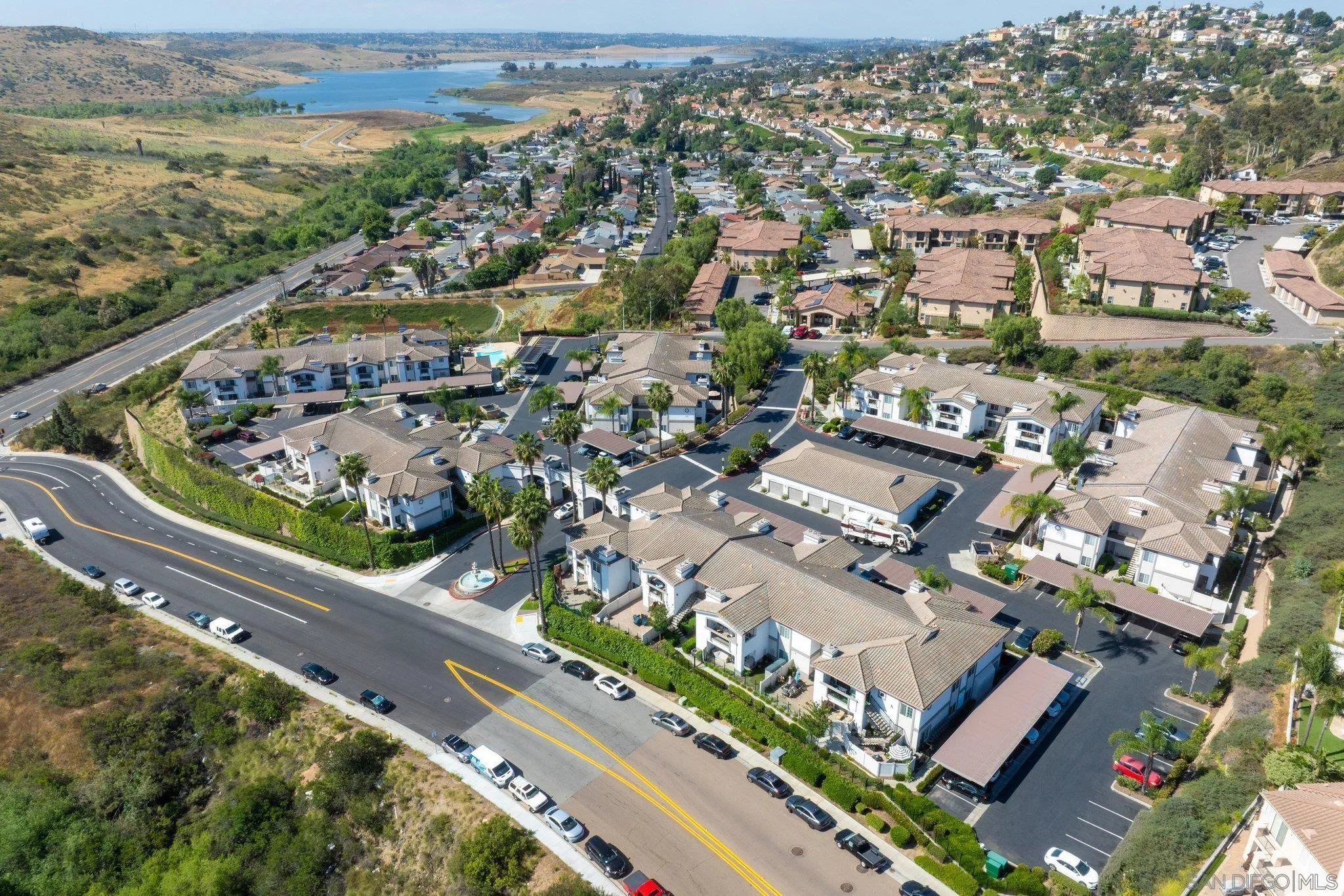 2708 Lake Pointe Drive, Unit 209 Spring Valley, CA 91977 - Photo 53 of 59 an aerial view of a city with a lake