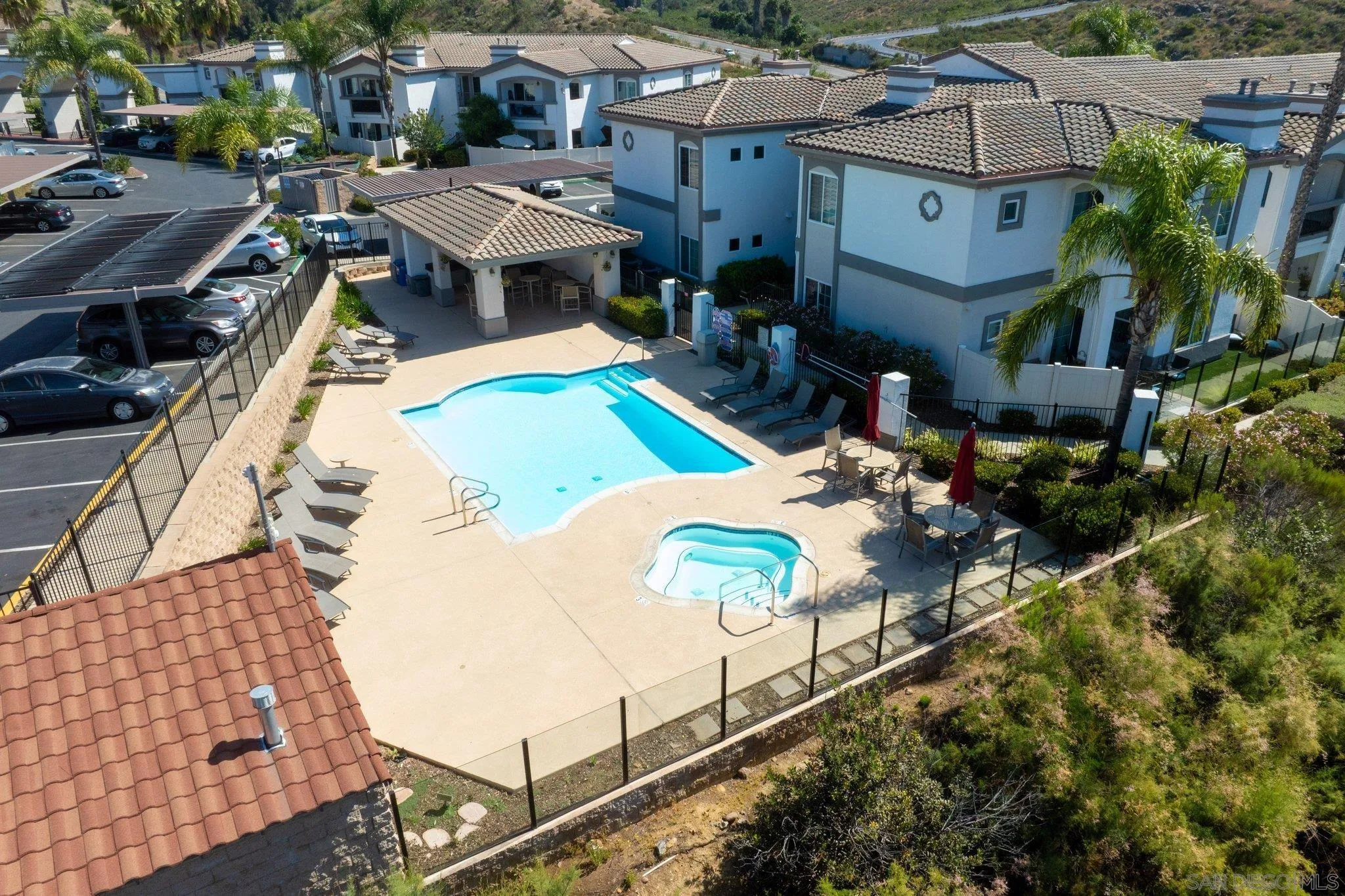 2708 Lake Pointe Drive, Unit 209 Spring Valley, CA 91977 - Photo 58 of 59 an aerial view of a house with outdoor seating