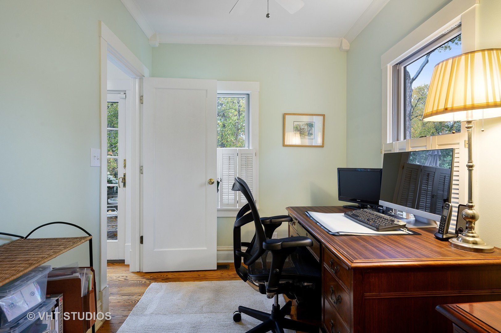 304 Cumnor Road Kenilworth, IL 60043 - Photo 26 of 40 a view of a workspace with furniture and a window