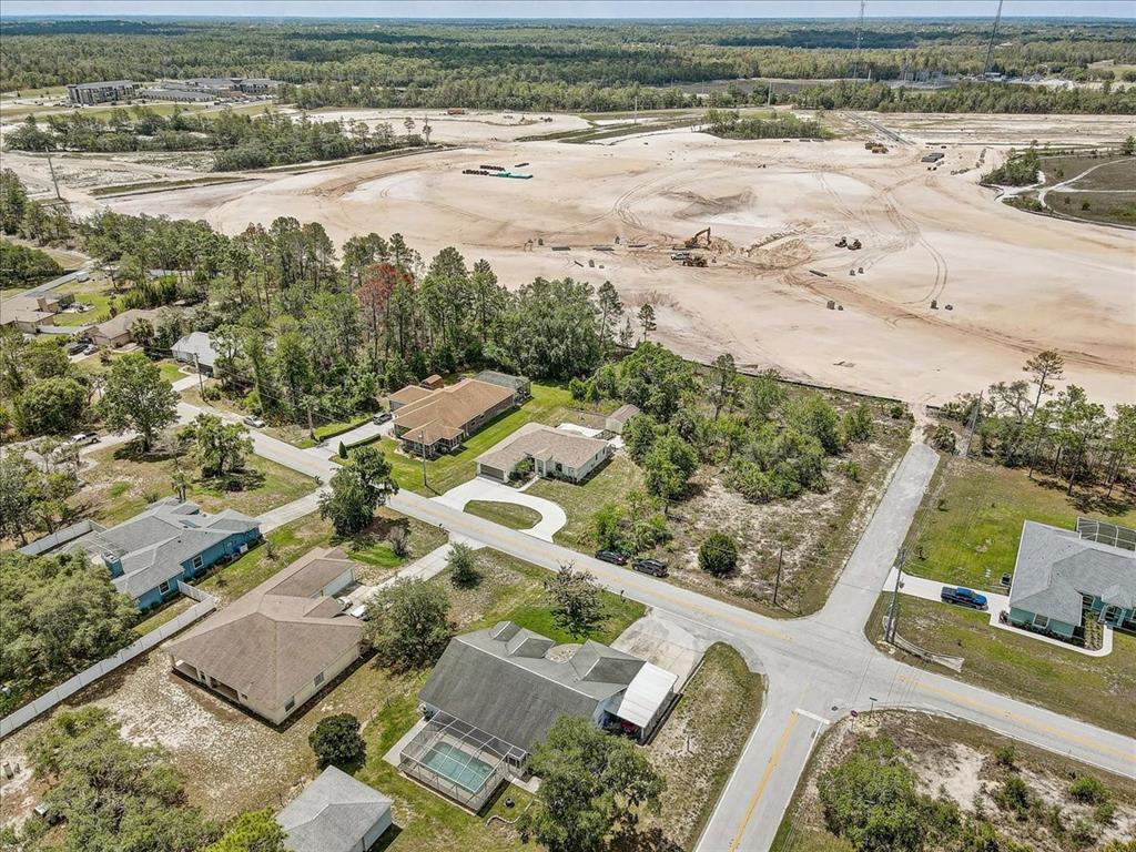 7314 Madrid Road Weeki Wachee, FL 34613 - Photo 40 of 54 an aerial view of residential houses with outdoor space