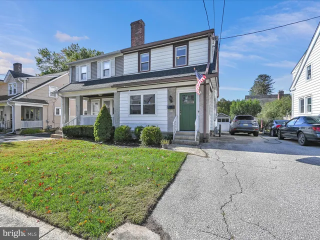 a house view with a garden space