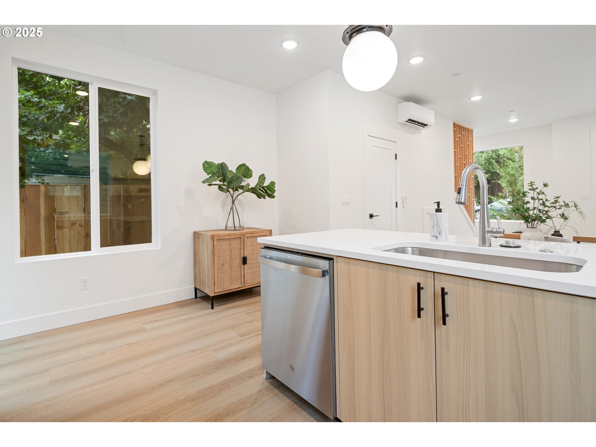 4031 Southeast Tibbetts Street Portland, OR 97202 - Photo 6 of 21 a bathroom with a sink and a mirror
