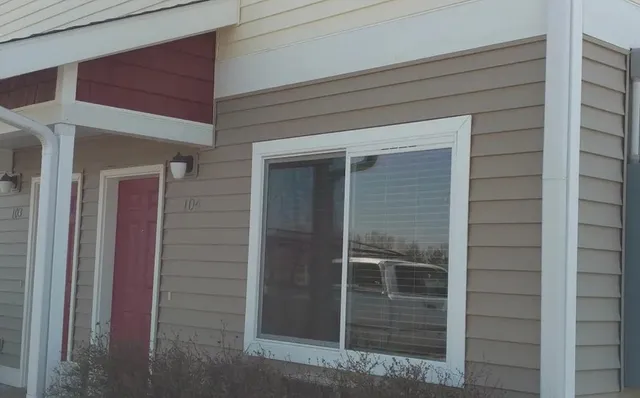 a view of front door