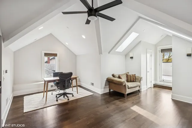 a view of livingroom with furniture and wooden floor
