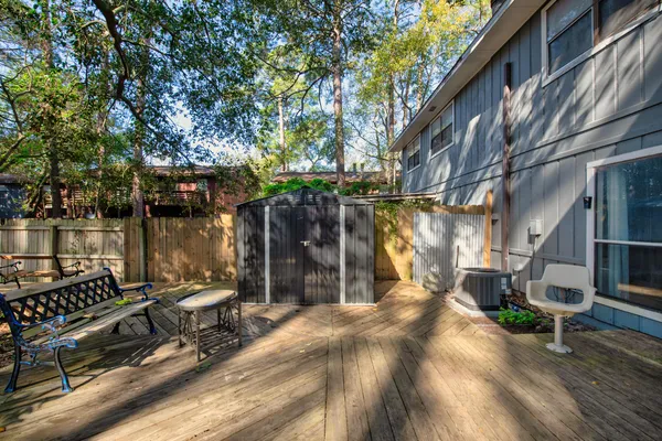 a view of outdoor space with seating area