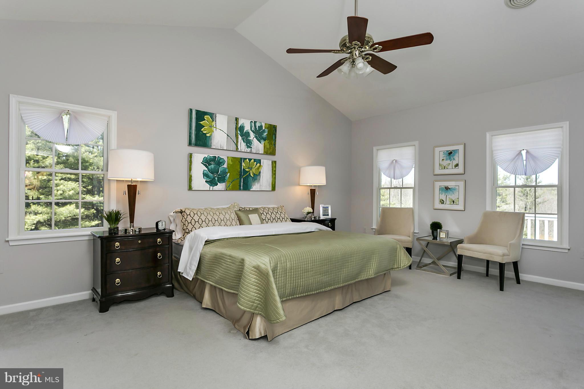 3832 Nicholson Road Westminster, MD 21157 - Photo 8 of 20 Master bedroom with vaulted ceiling