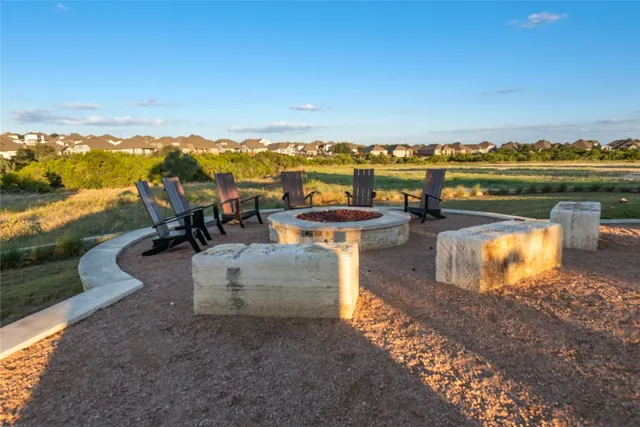 a view of a lake with a city