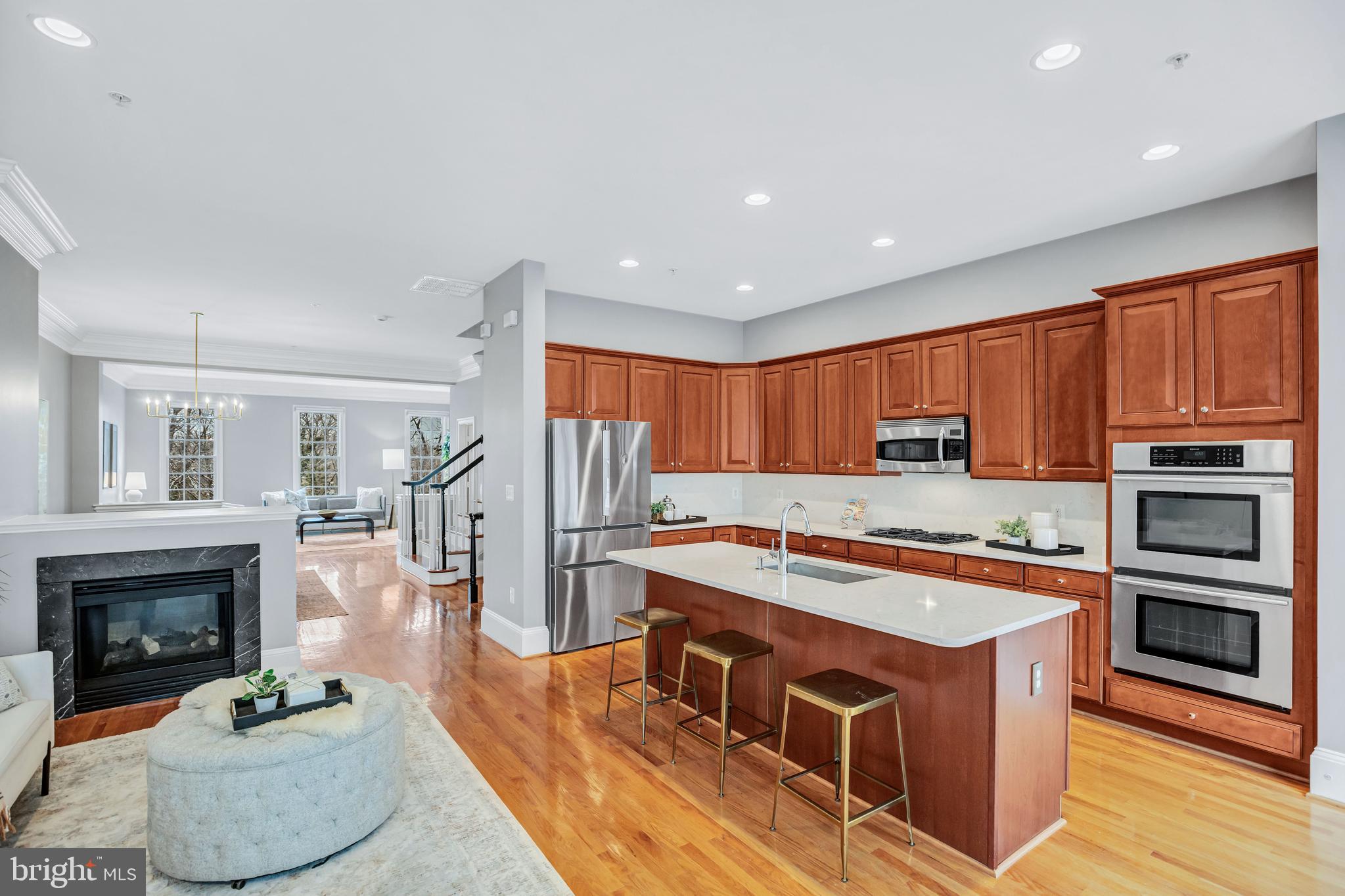 1856 Carpenter Road Alexandria, VA 22314 - Photo 21 of 77 Chef's Kitchen with Additional Recessed Lighting