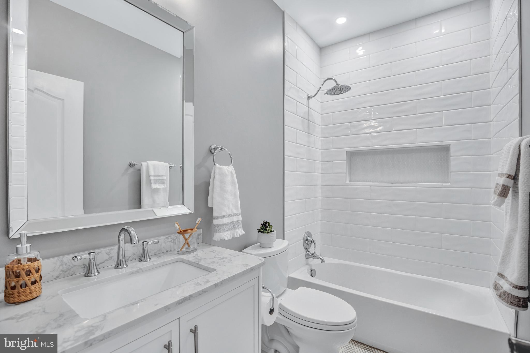 1856 Carpenter Road Alexandria, VA 22314 - Photo 39 of 77 Second Full Bath Remodeled in 2018