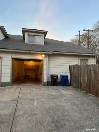 a view of a car garage