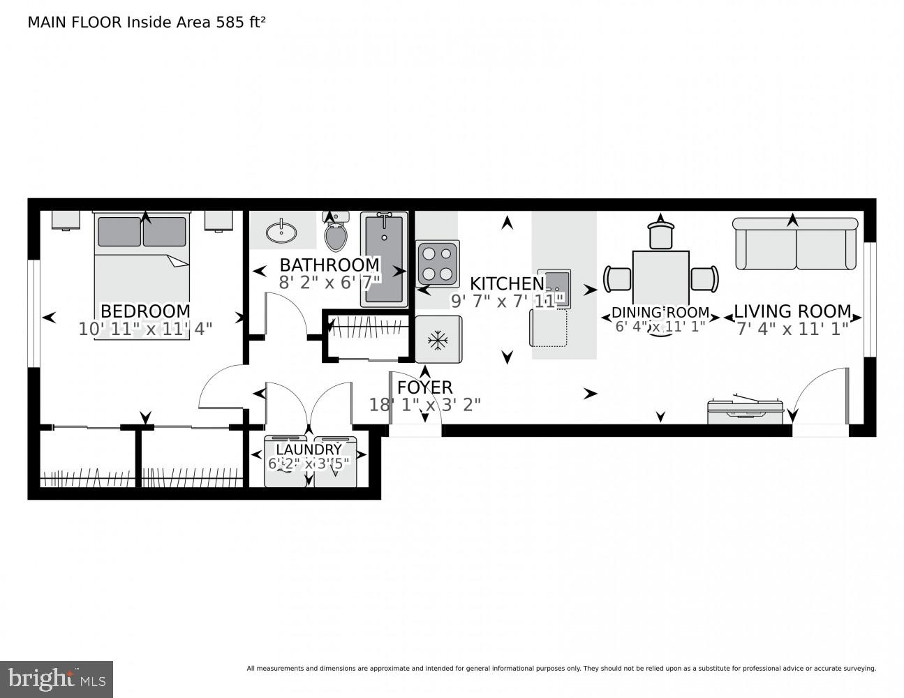 11 15th Street Northeast, Unit 3 Washington, DC 20002 - Photo 16 of 16 Floor Plan
