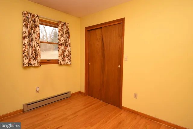 a view of an front door