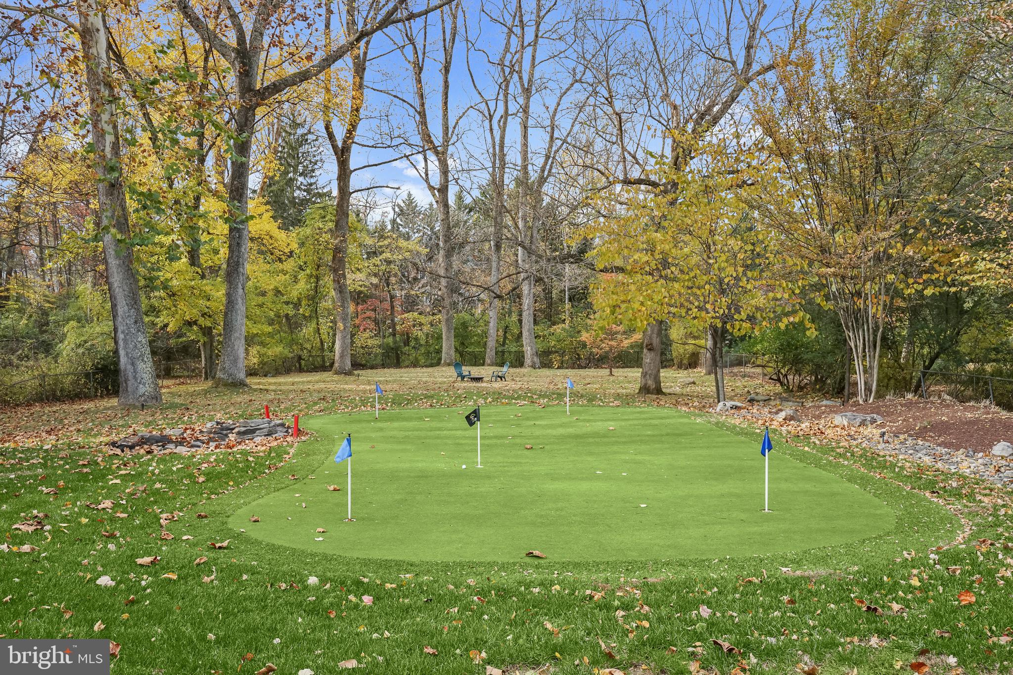 8512 Burning Tree Road Bethesda, MD 20817 - Photo 2 of 78 Backyard with putting green!