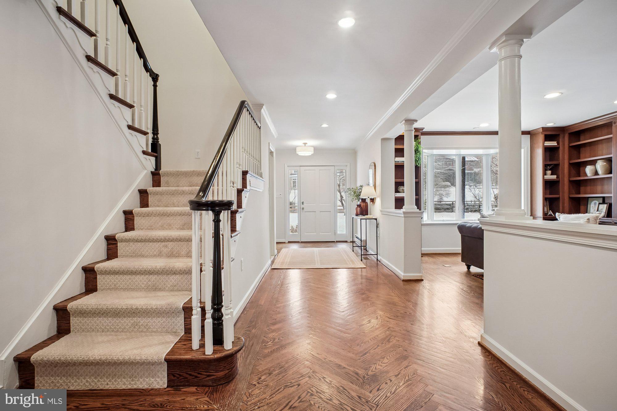 8512 Burning Tree Road Bethesda, MD 20817 - Photo 35 of 78 Stairs to Second Floor