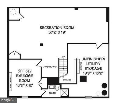 8512 Burning Tree Road Bethesda, MD 20817 - Photo 78 of 78 Lower Level Floor Plan