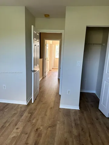 an entryway with a window