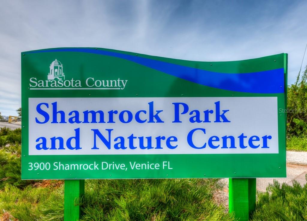 1453 Nantucket Road Venice, FL 34293 - Photo 33 of 35 Shamrock Park and Nature center are within walking distance of your new home. Beautiful walking/biking paths, tennis courts, playground and nature center are close by for all to enjoy!