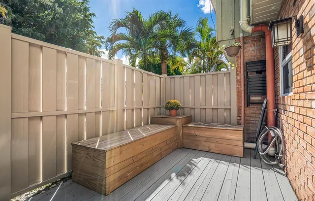 a view of outdoor space with deck