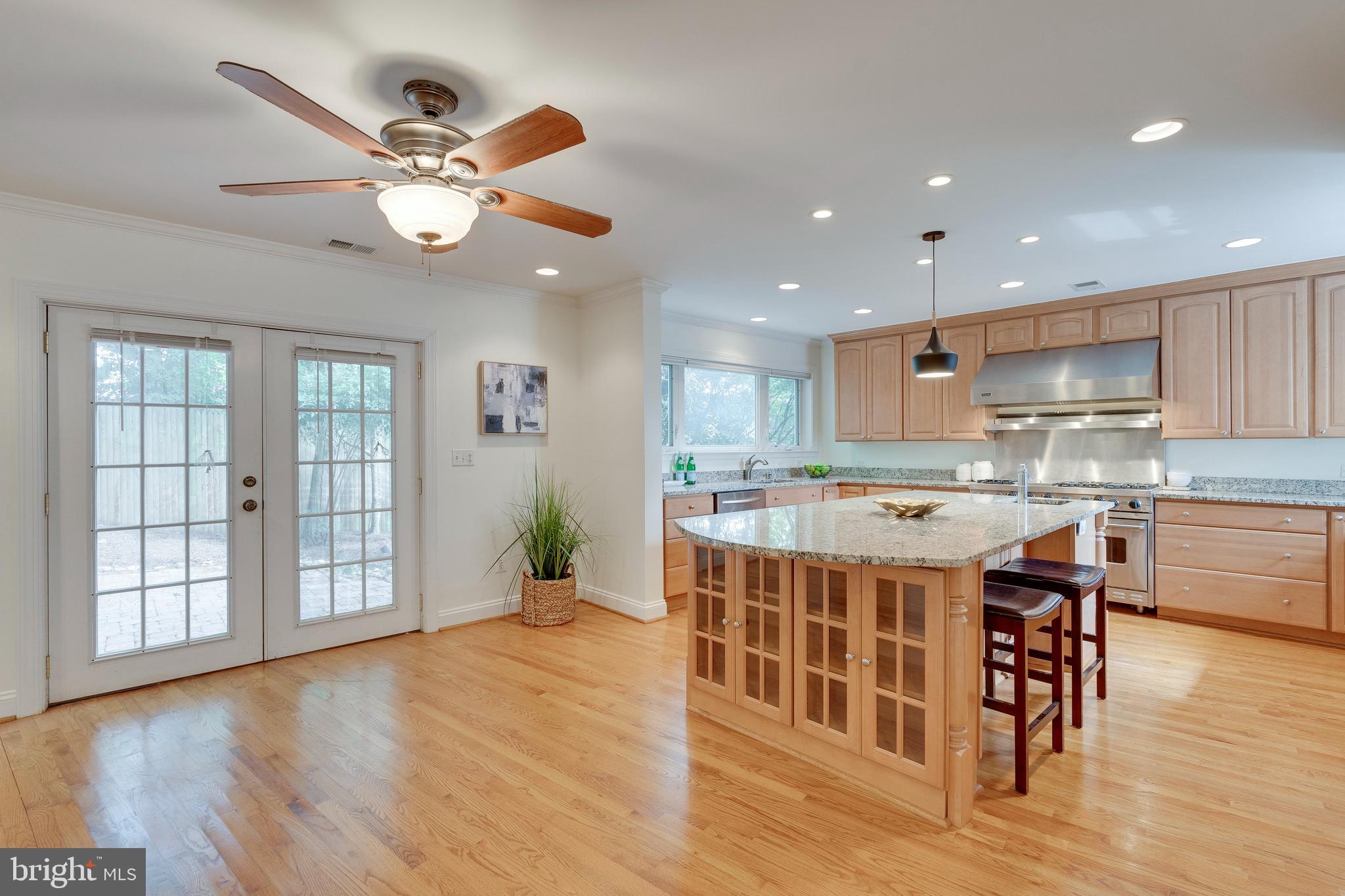 8104 Maple Ridge Road Bethesda, MD 20814 - Photo 17 of 61 Gourmet Kitchen with Large Island