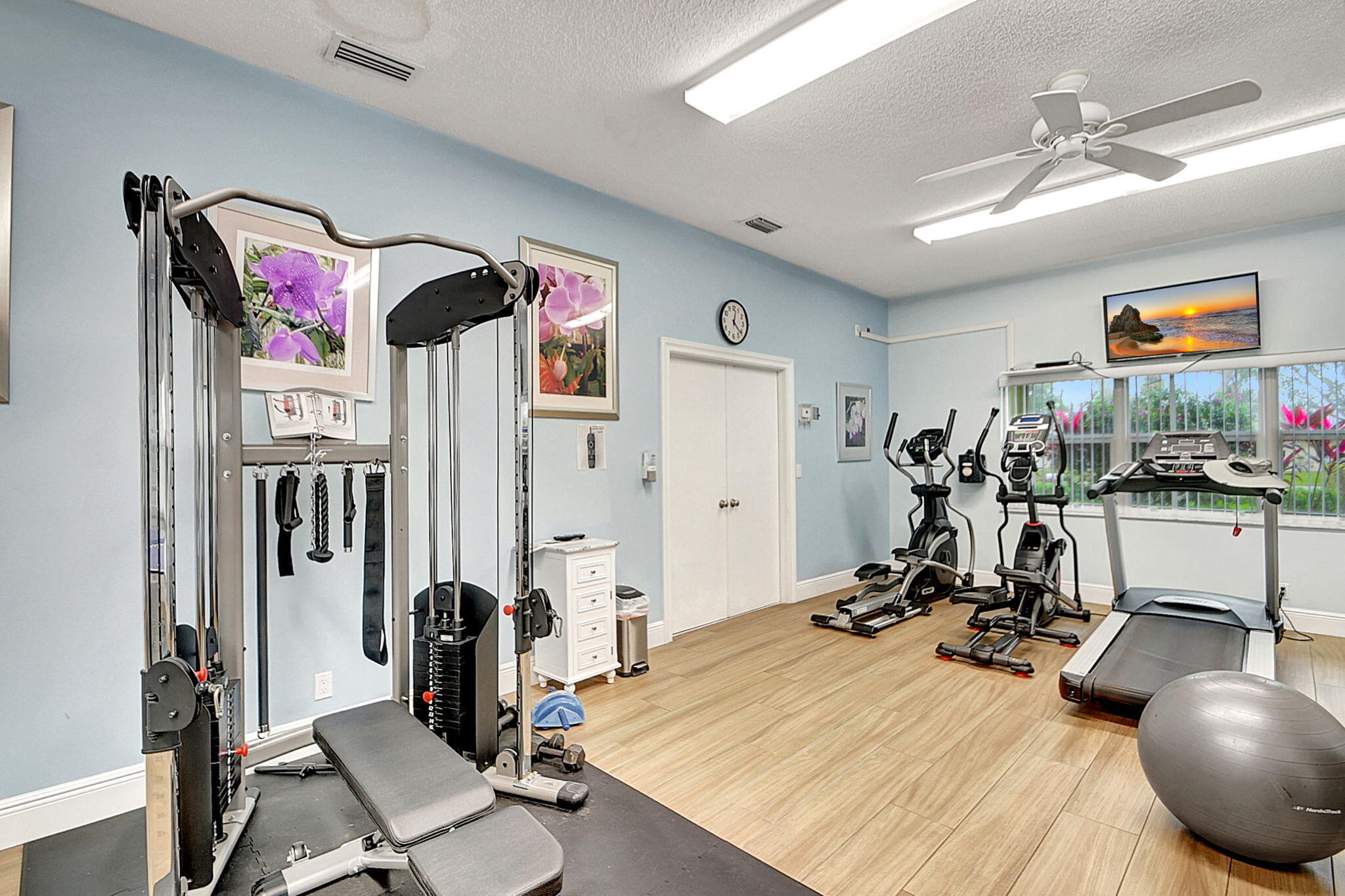 14280 Nesting Way, Unit B Delray Beach, FL 33484 - Photo 41 of 43 a view of a room with gym equipment
