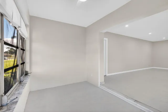 a view of an empty room