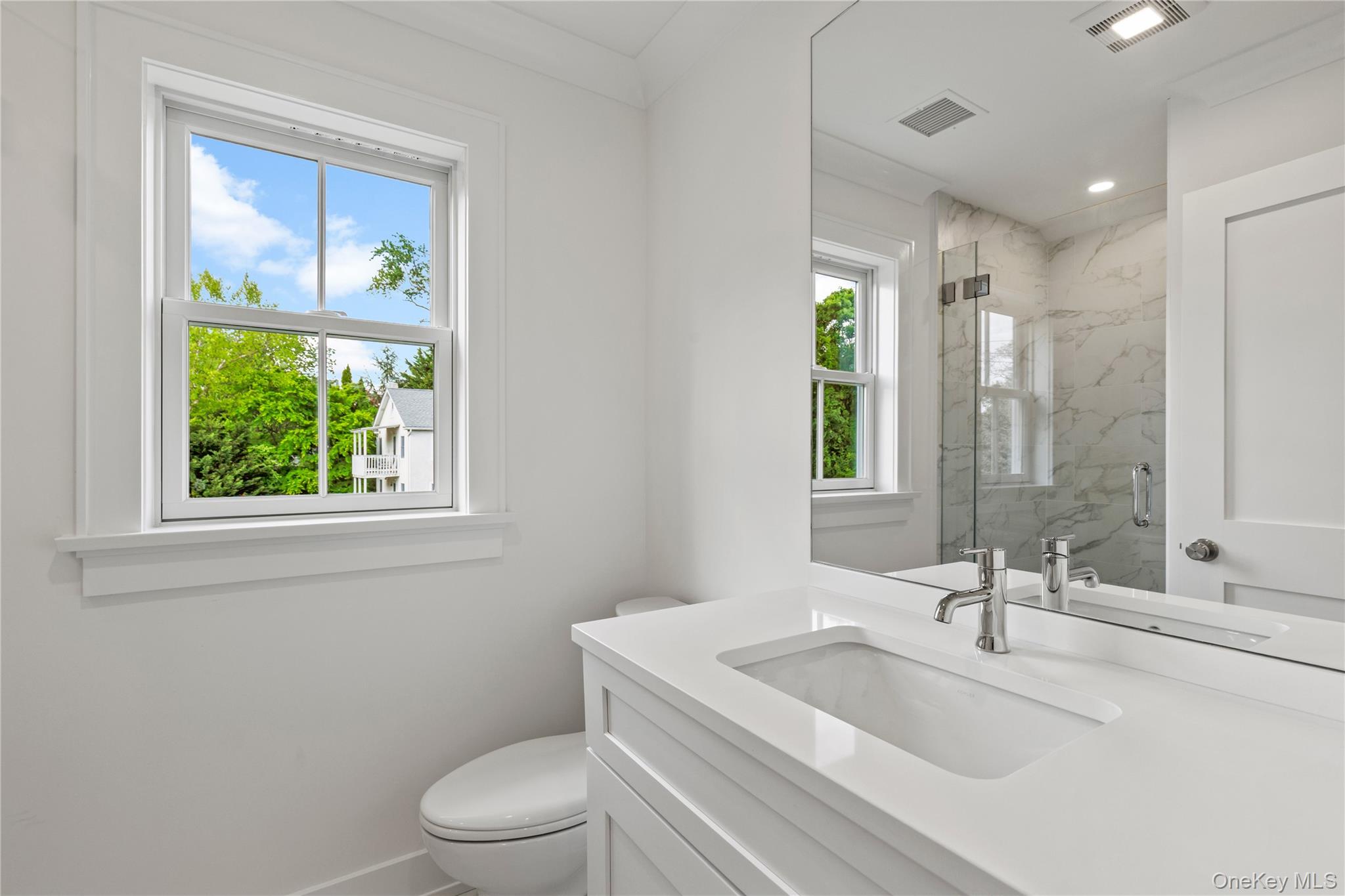 86 B Maple Street Rye, NY 10580 - Photo 20 of 33 a bathroom with a sink toilet tub and shower