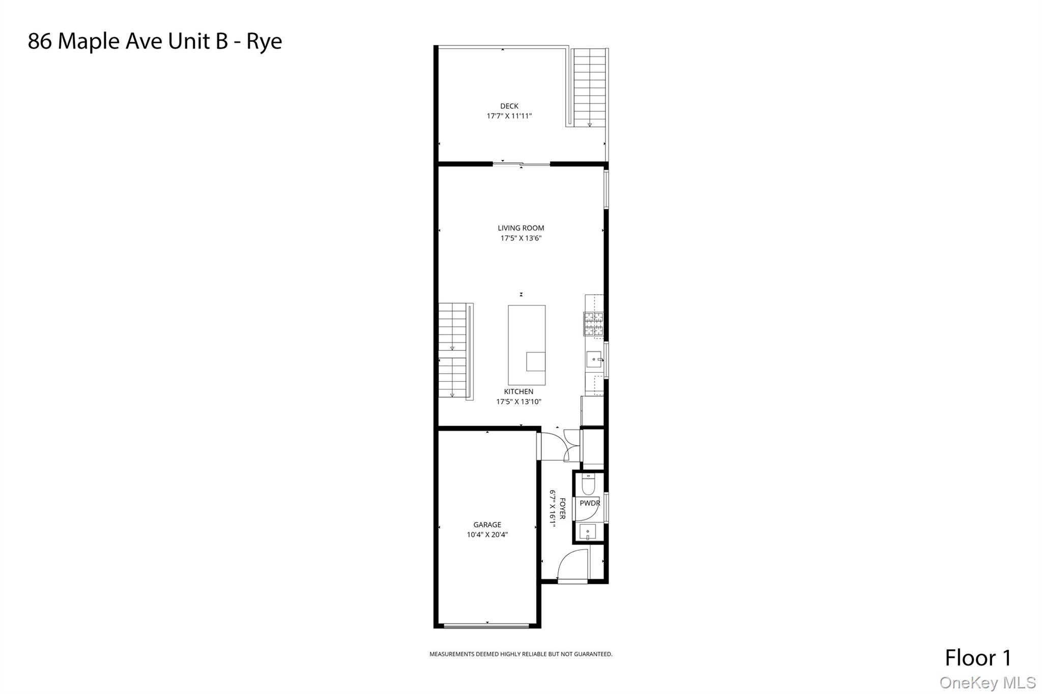 86 B Maple Street Rye, NY 10580 - Photo 30 of 33 a picture of a floor plan