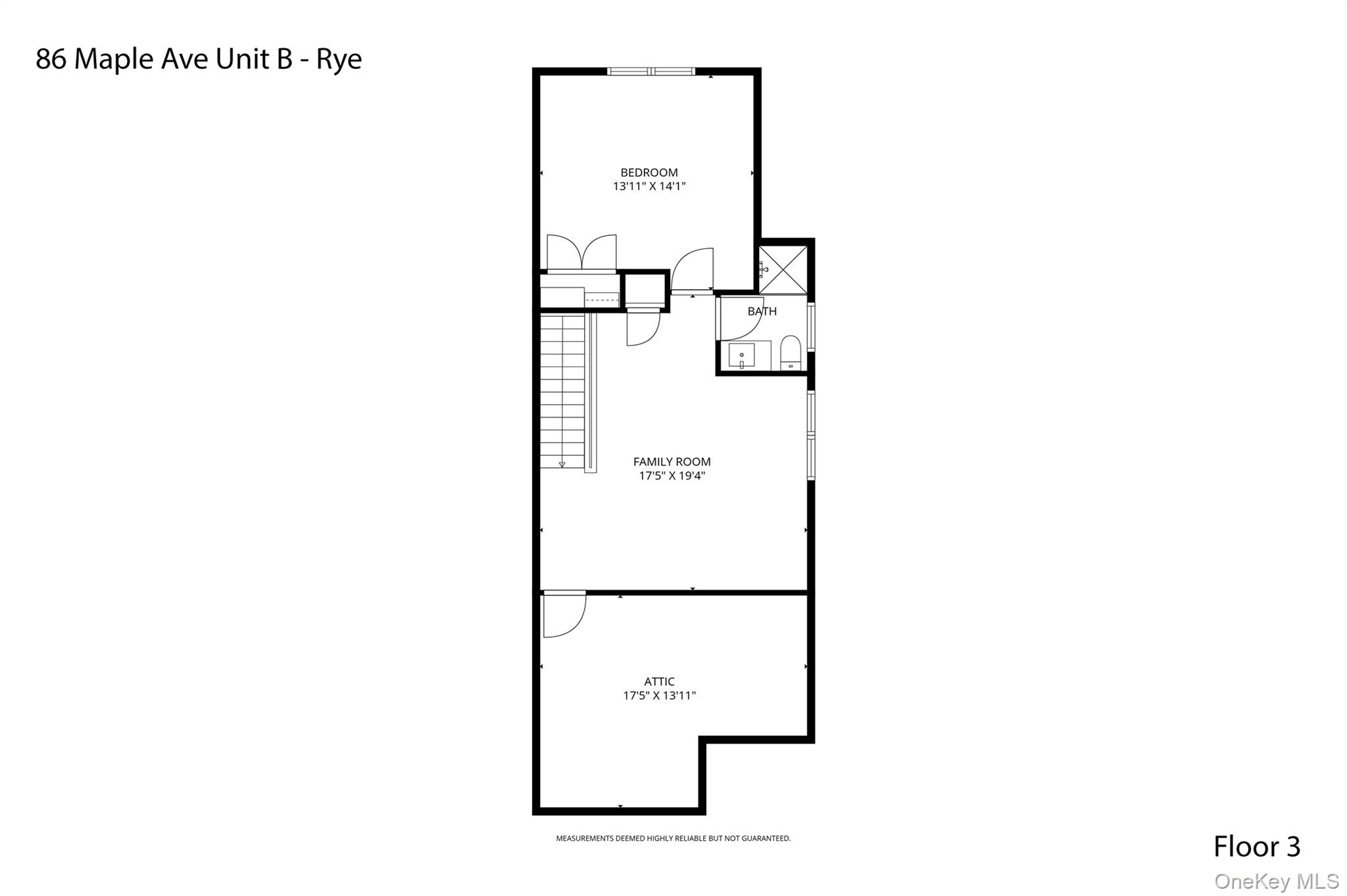86 B Maple Street Rye, NY 10580 - Photo 32 of 33 a picture of a floor plan