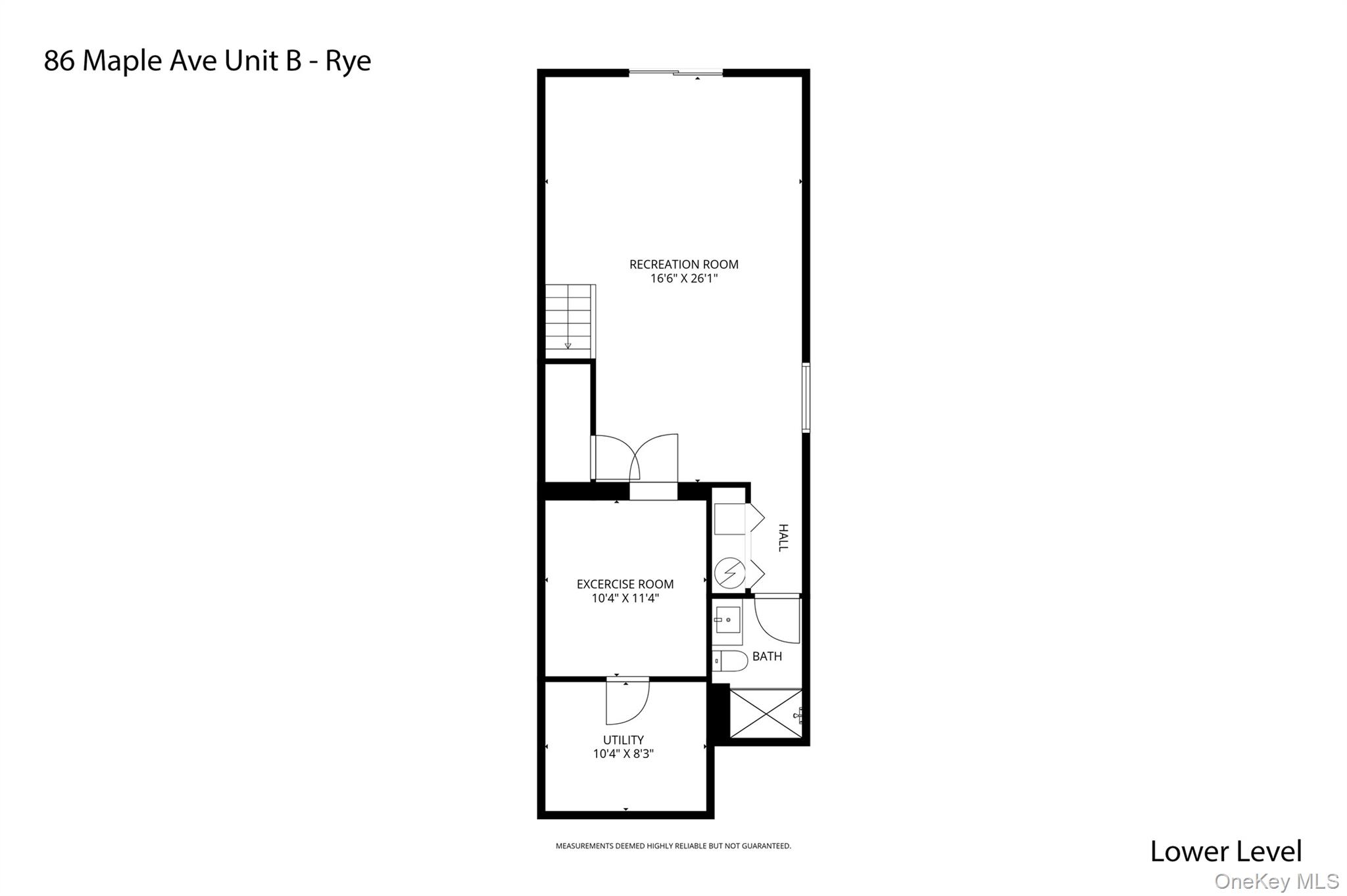 86 B Maple Street Rye, NY 10580 - Photo 33 of 33 a picture of a floor plan