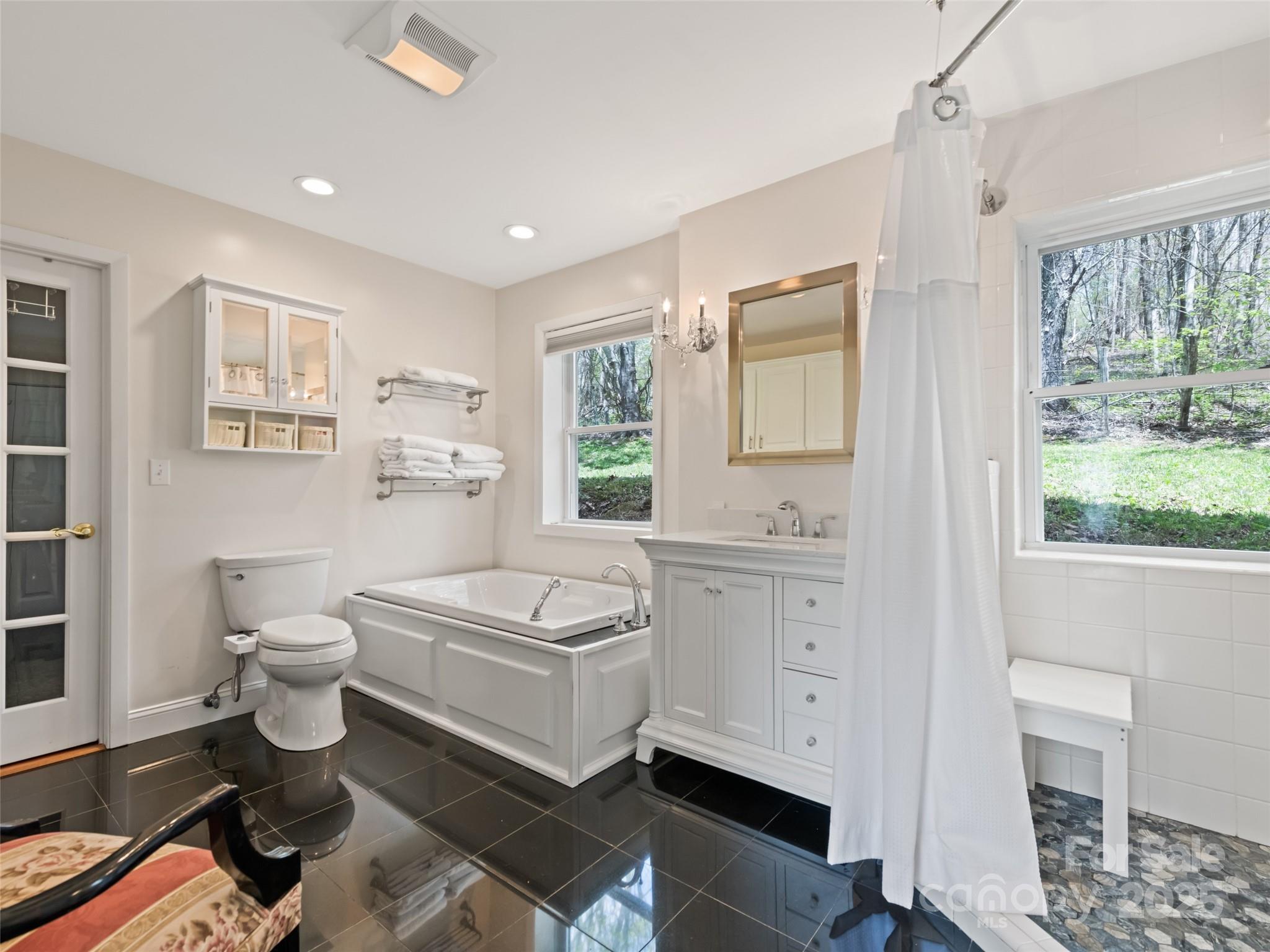 6780 Max Patch Road Clyde, NC 28721 - Photo 12 of 32 a bathroom with a toilet sink and mirror