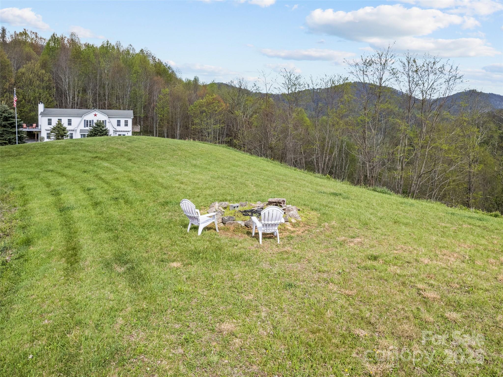 6780 Max Patch Road Clyde, NC 28721 - Photo 32 of 32 a view of a lake with a mountain in the background