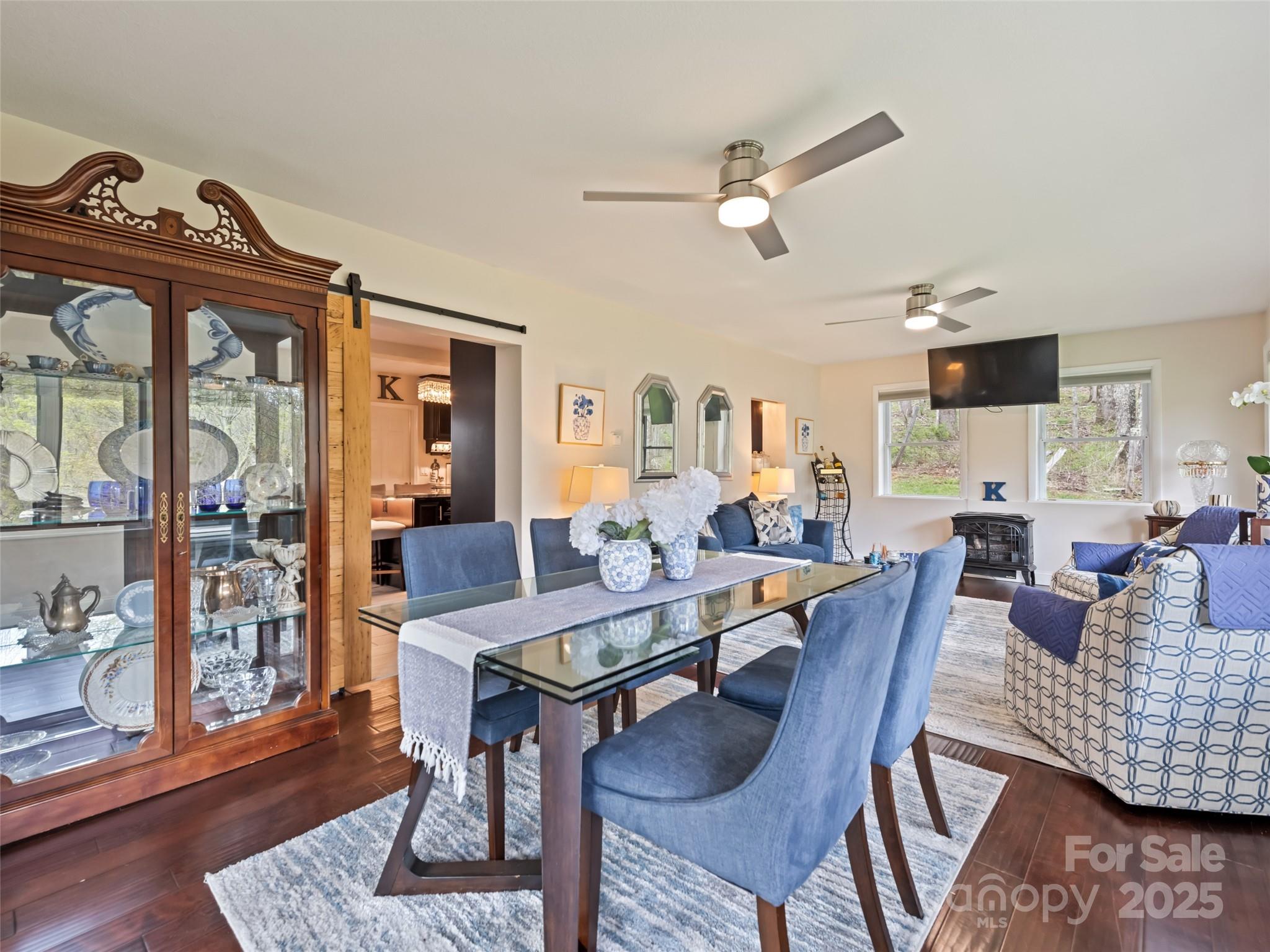 6780 Max Patch Road Clyde, NC 28721 - Photo 7 of 32 a view of a dining room with furniture