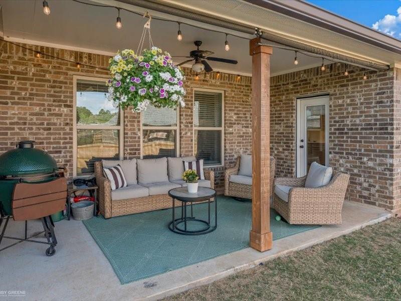 133 Brimestone Loop Benton, LA 71006 - Photo 3 of 31 Covered back patio with roll up shades!