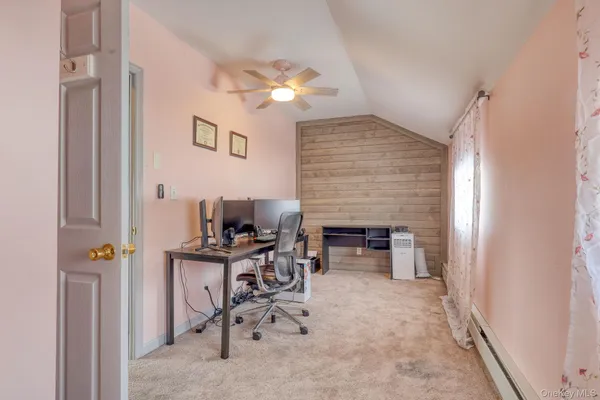 a view of a workspace with a window