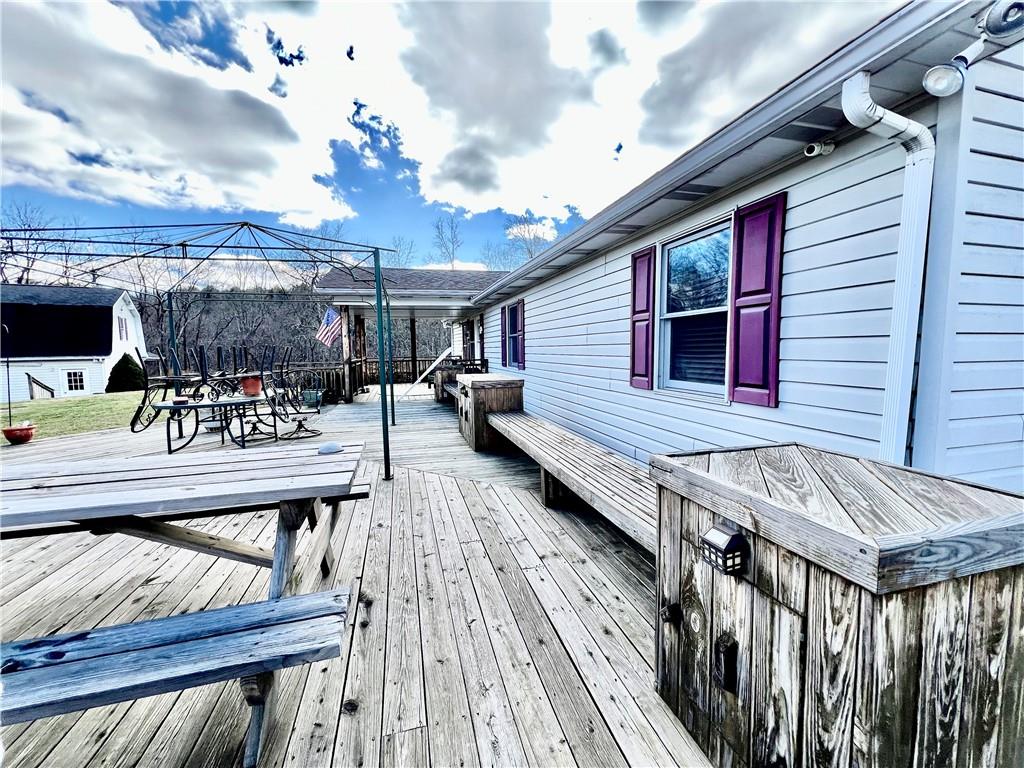 114 Church Road Rural Valley, PA 16249 - Photo 50 of 50 a view of a patio with couches table and chairs