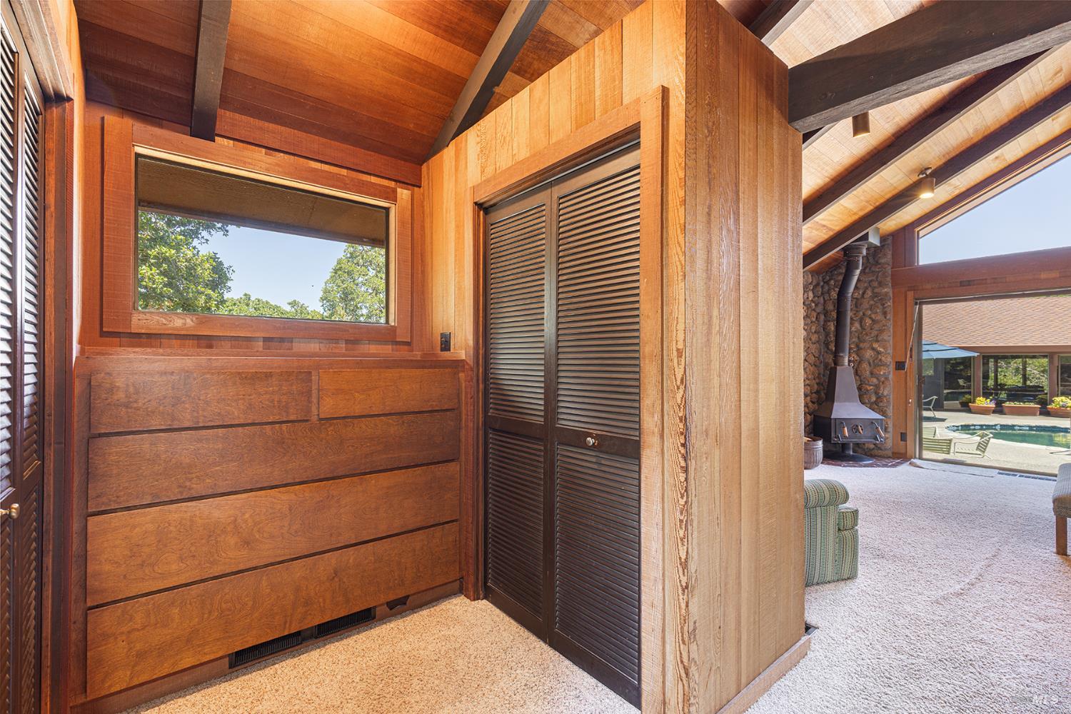 2231 First Avenue Napa, CA 94558 - Photo 40 of 64 a view of a porch with wooden floor and windows