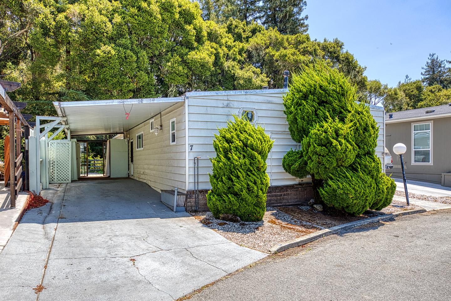 7 Oak Shadows Lane Aptos, CA 95003 - Photo 2 of 36 a view of a back yard