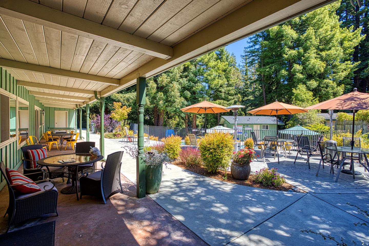 7 Oak Shadows Lane Aptos, CA 95003 - Photo 27 of 36 a view of outdoor space with seating area