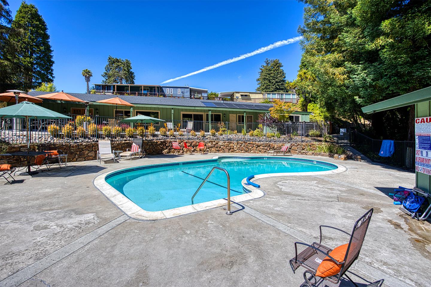 7 Oak Shadows Lane Aptos, CA 95003 - Photo 29 of 36 a view of a house with swimming pool