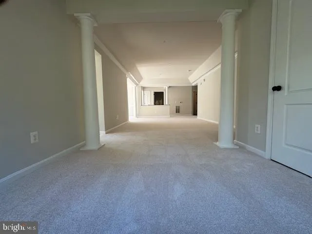 a view of empty room