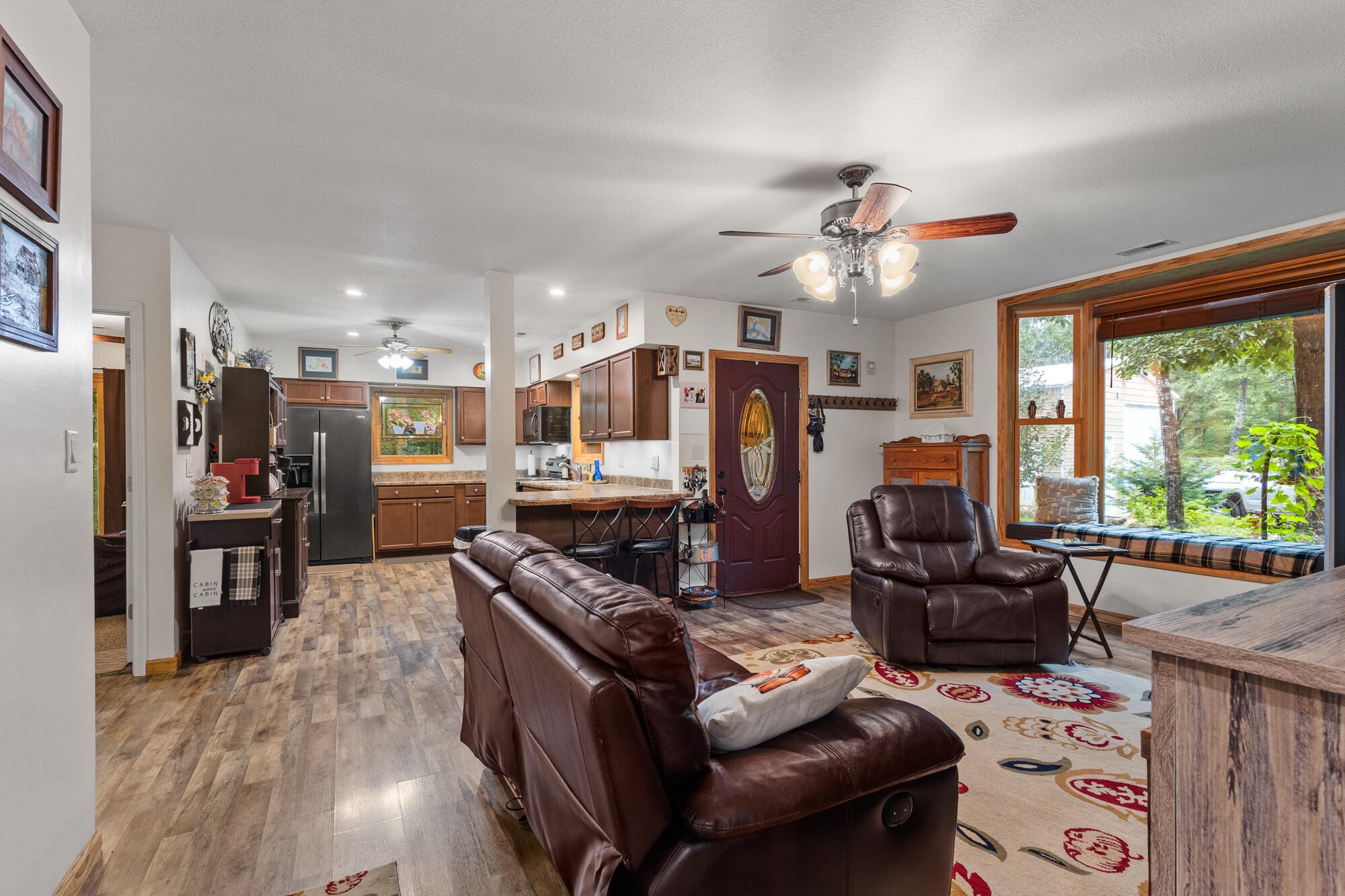 63 County Road 100 Decatur, TN 37322 - Photo 21 of 47 a living room with fireplace furniture and a flat screen tv