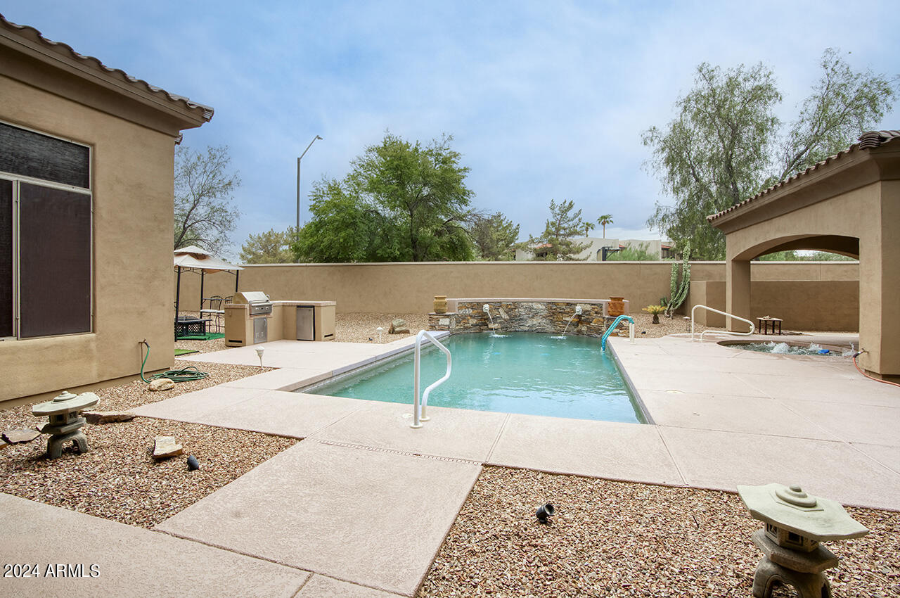 8927 East Wethersfield Road Scottsdale, AZ 85260 - Photo 22 of 28 Rear of Home | Pool View
