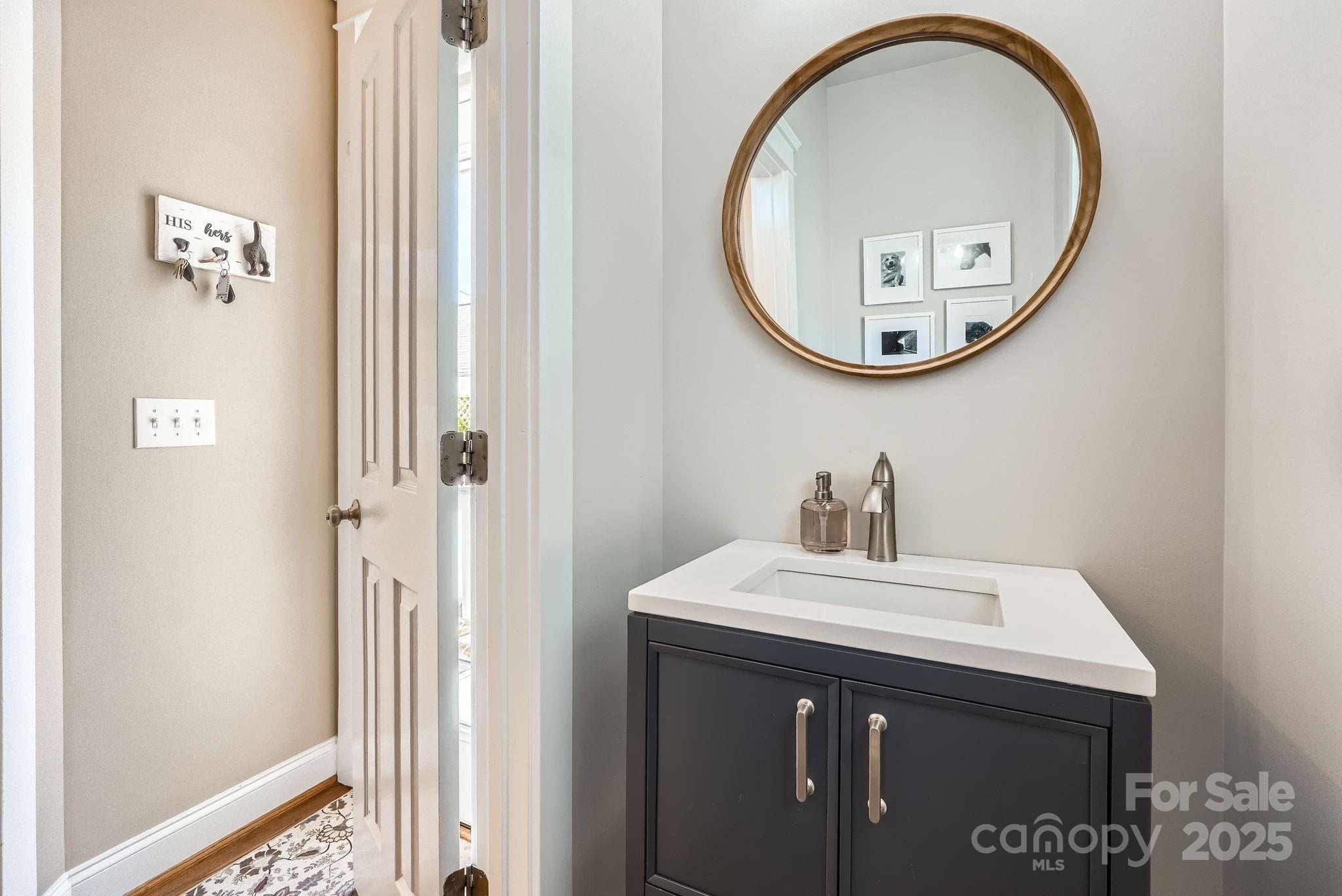 275 Bridges Farm Road Mooresville, NC 28115 - Photo 16 of 48 a bathroom with a sink and a mirror