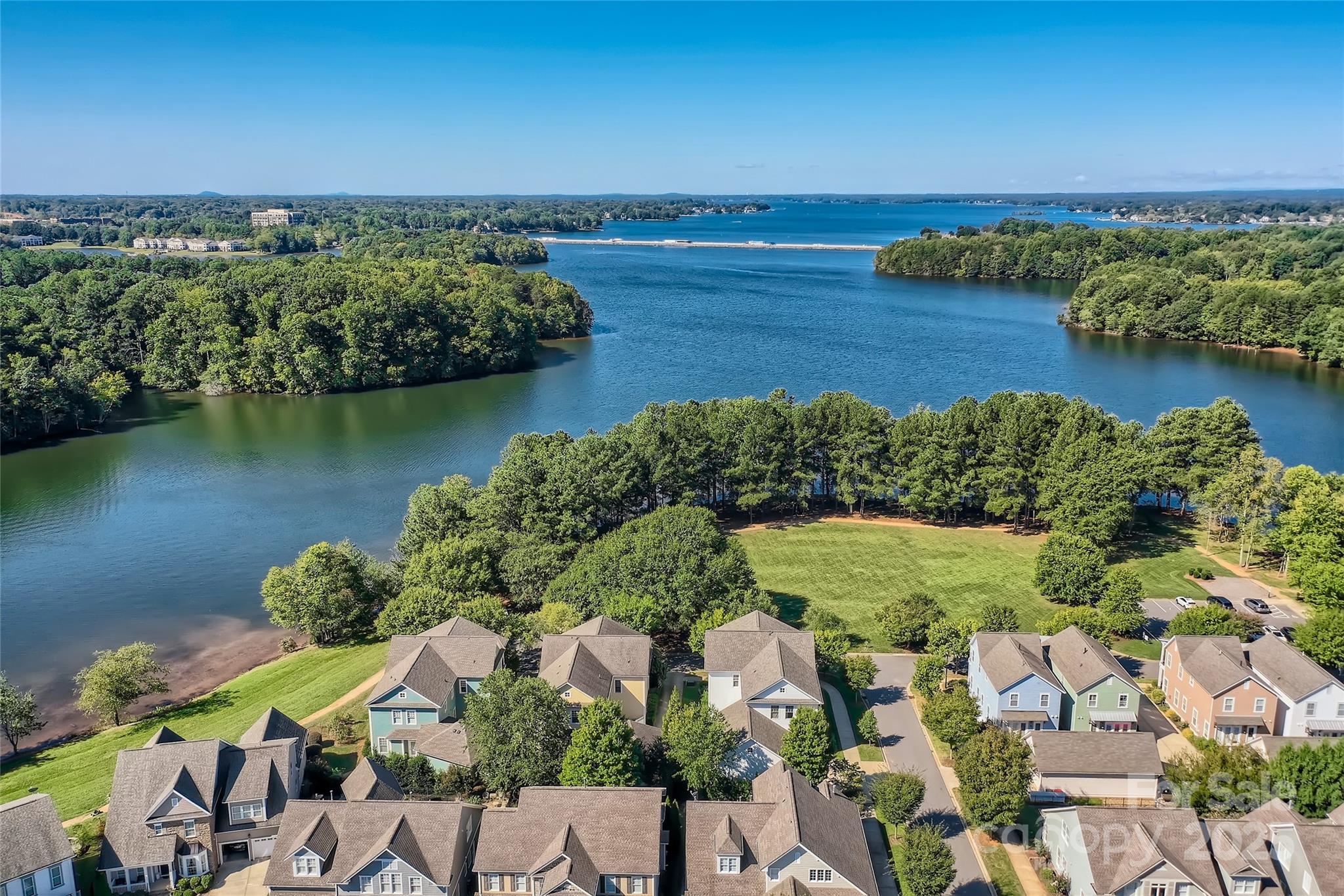 275 Bridges Farm Road Mooresville, NC 28115 - Photo 42 of 48 an aerial view of ocean with residential house with outdoor space