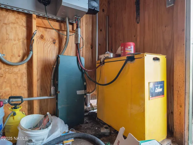 a view of a city with mountain