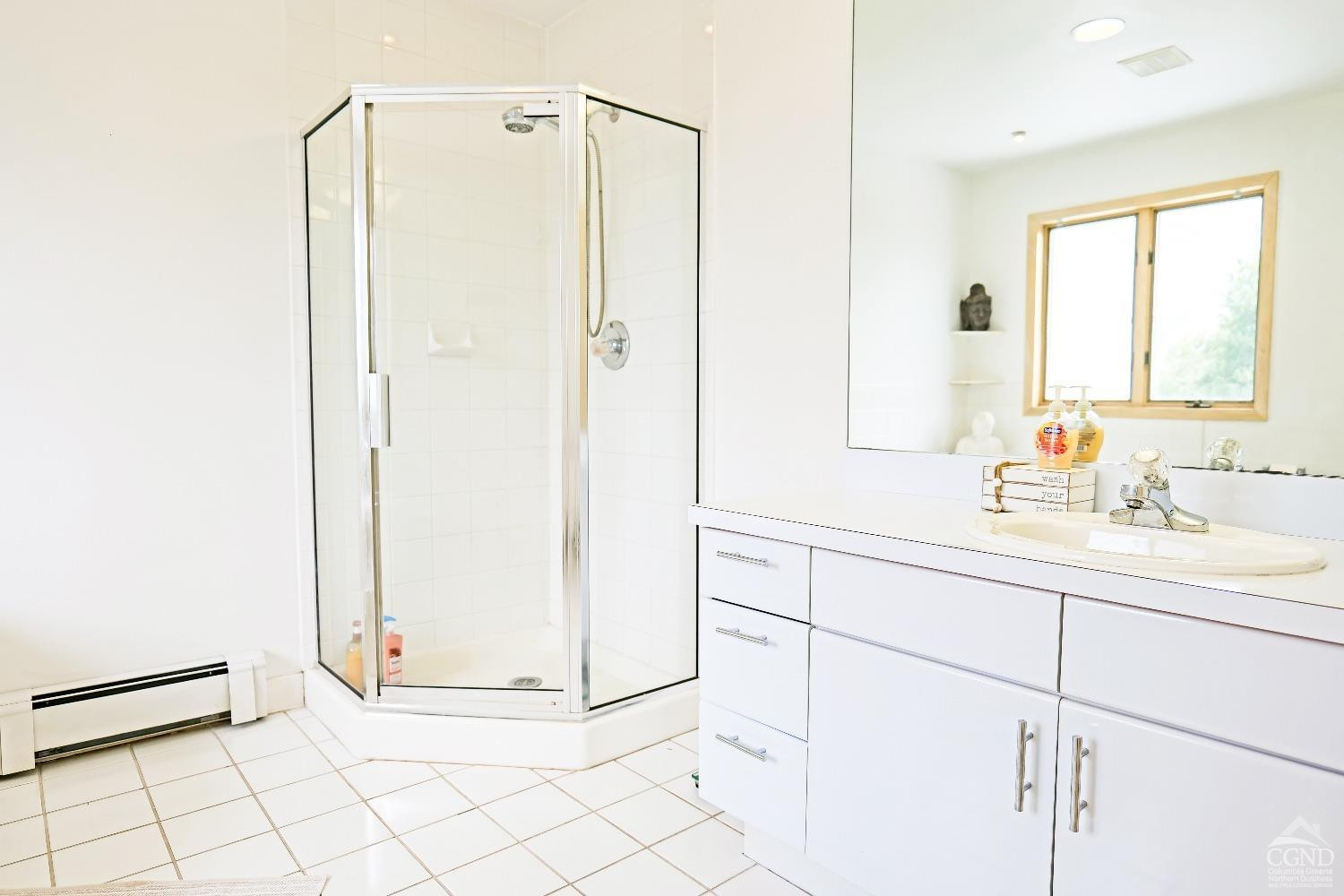 3372 County Road 10 Windham, NY 12496 - Photo 29 of 37 a bathroom with a shower and a sink