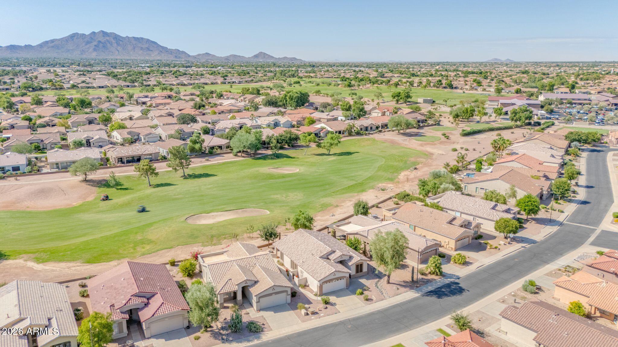 5333 South Marigold Way Gilbert, AZ 85298 - Photo 59 of 69 an aerial view of residential houses with outdoor space