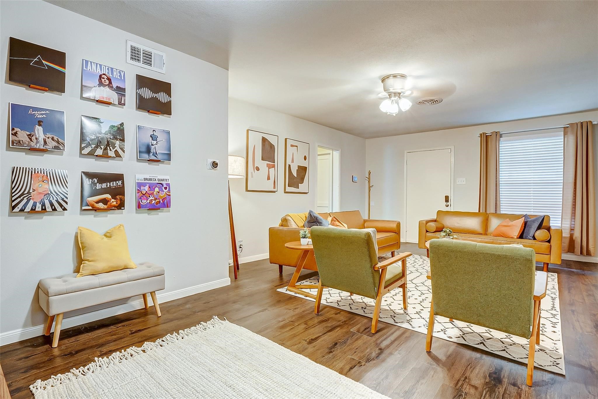4440 Castor Street Houston, TX 77022 - Photo 21 of 30 a living room with furniture and a rug